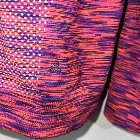 Soho Full-Zip Hooded Jacket Womens Size M Multicolor Stretch Knit - Picture 4 of 9